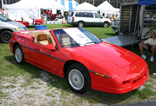 Pontiac Fiero Convertible Featuring a 25L Inline4 engine introduced in